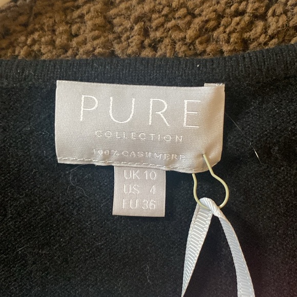 PURE long sleeve 100% cashmere sweater - Picture 4 of 5